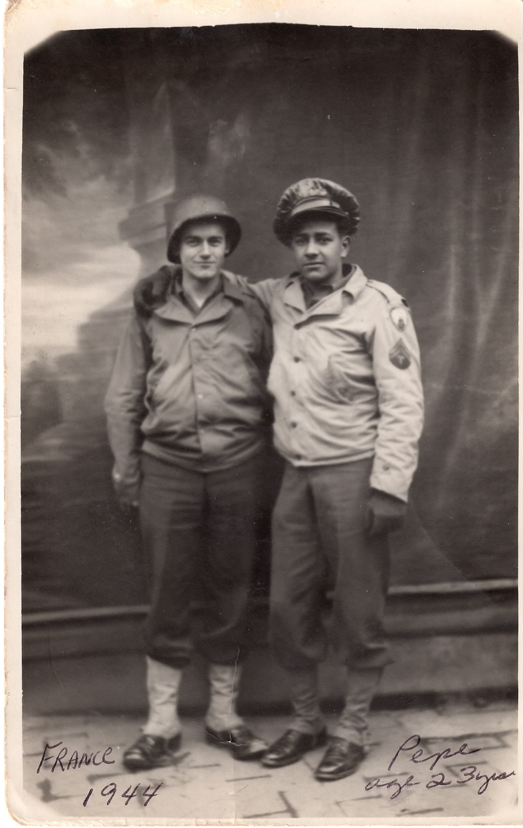 Father and friend from outfit in France 1944.