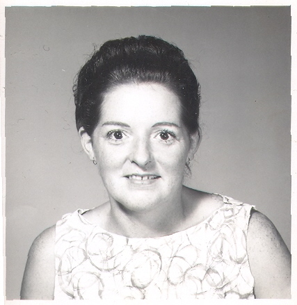 Elizabeth Lillin Dyer's passport photo taken in England (early 1960's)