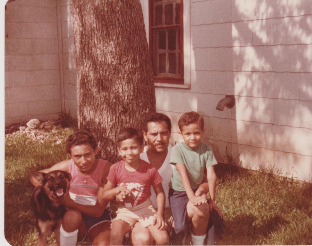 Arturo Puga and his sons