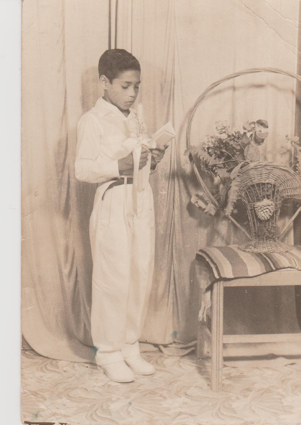 Arturo at his first cermony for his church