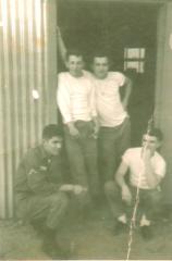 Teofilo relaxing with Army buddies during some well deserved rest in 1964. A true example of America being a melting pot.