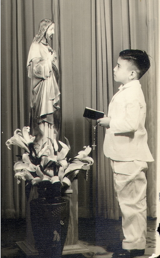 Got his first communion on April 5, 1959 at St. Mary's Church