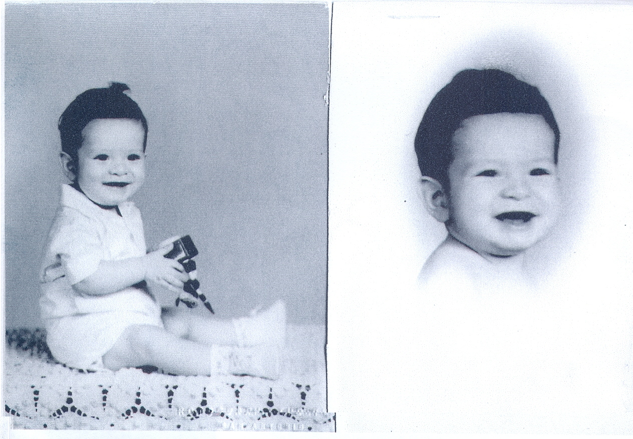 Joe Valdez as a baby