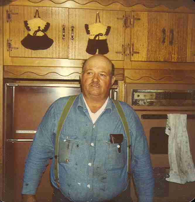 Robert L. Nixon, Sr. after a hard days work circa 1981