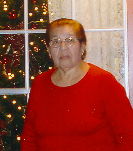 Juanita Castillo on Christmas Eve 2004 in Hondo, Texas.