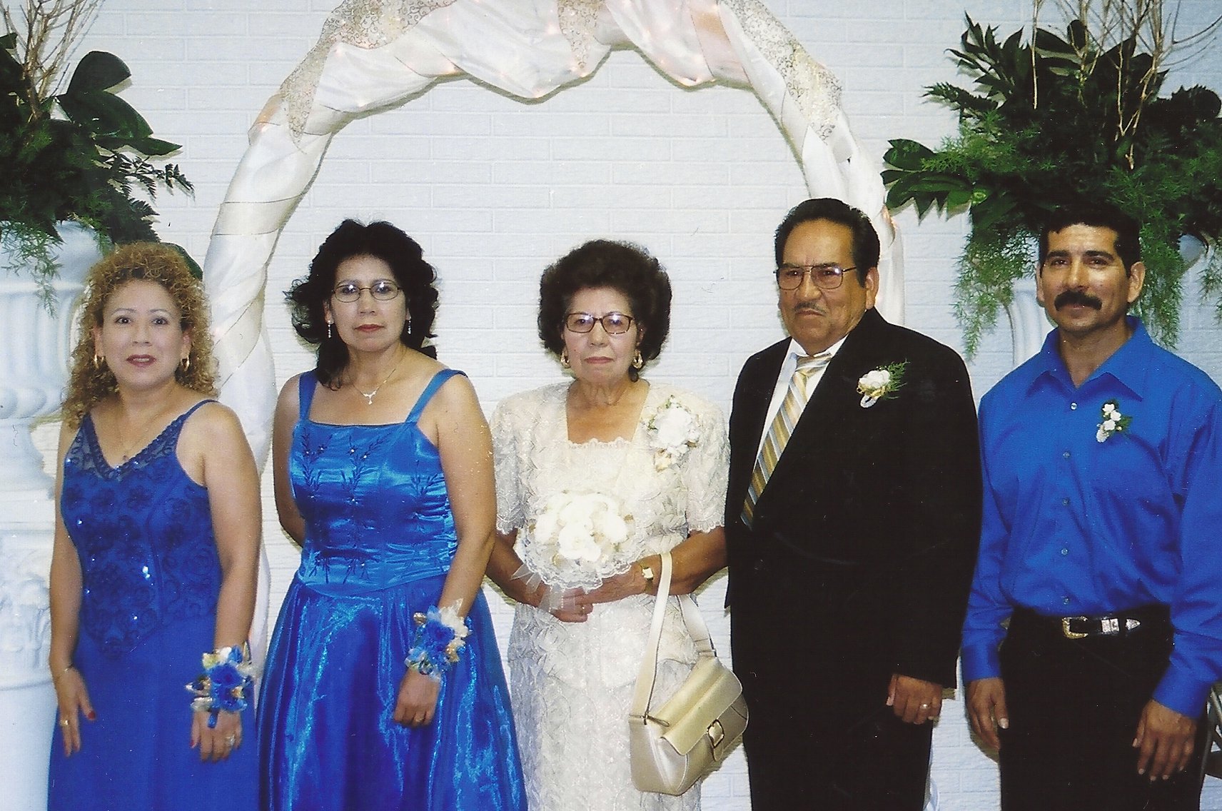 Pablo and Anita 50th wedding aniversary 2006 in Loire, Texas
