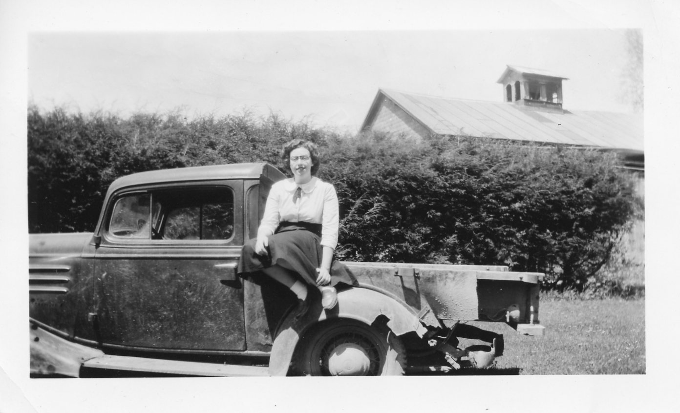 '1938 car made inot a truock- learned to drive it at 10 years old'