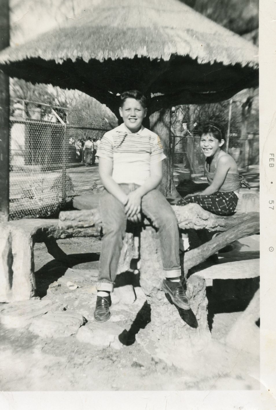 Gloria Garcia with friend