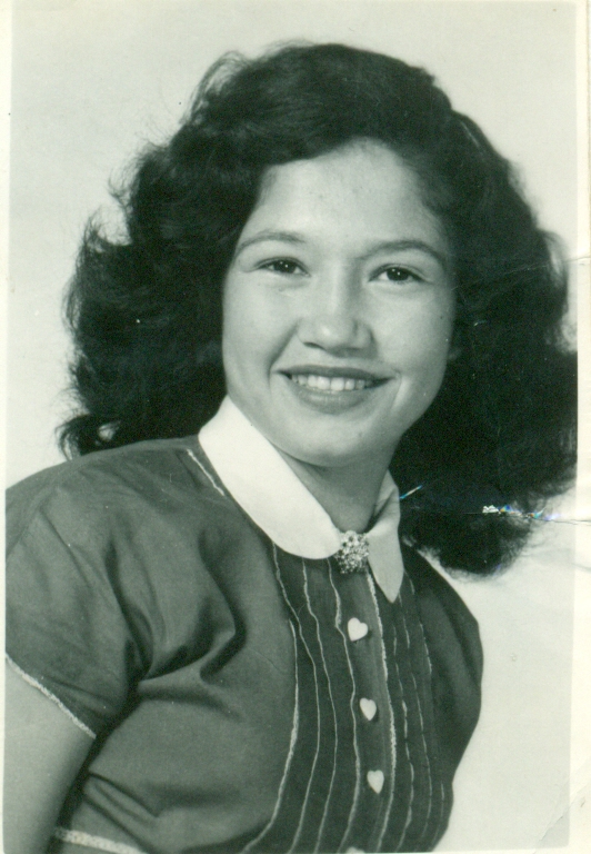 Beatrice, her senior year of high school, at 17 years old.