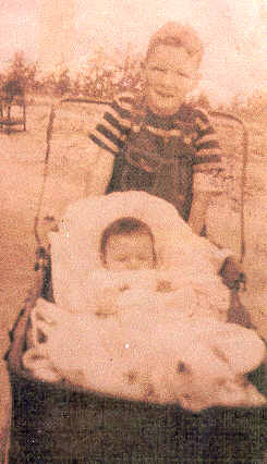 Daniel Swann and his sister