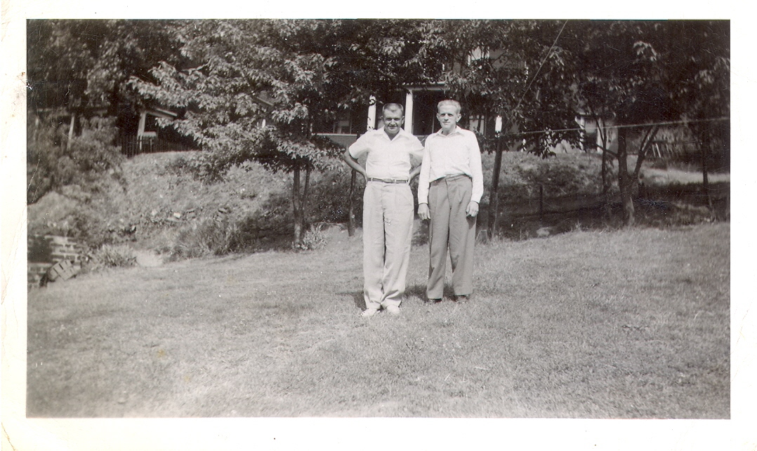John Westover and brother in law 1970