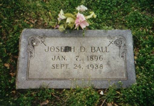 Joe Ball's grave