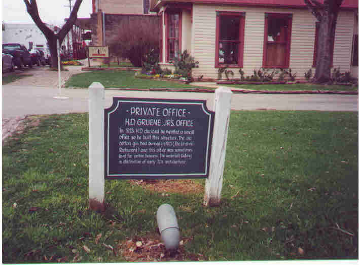 Gruene's private office