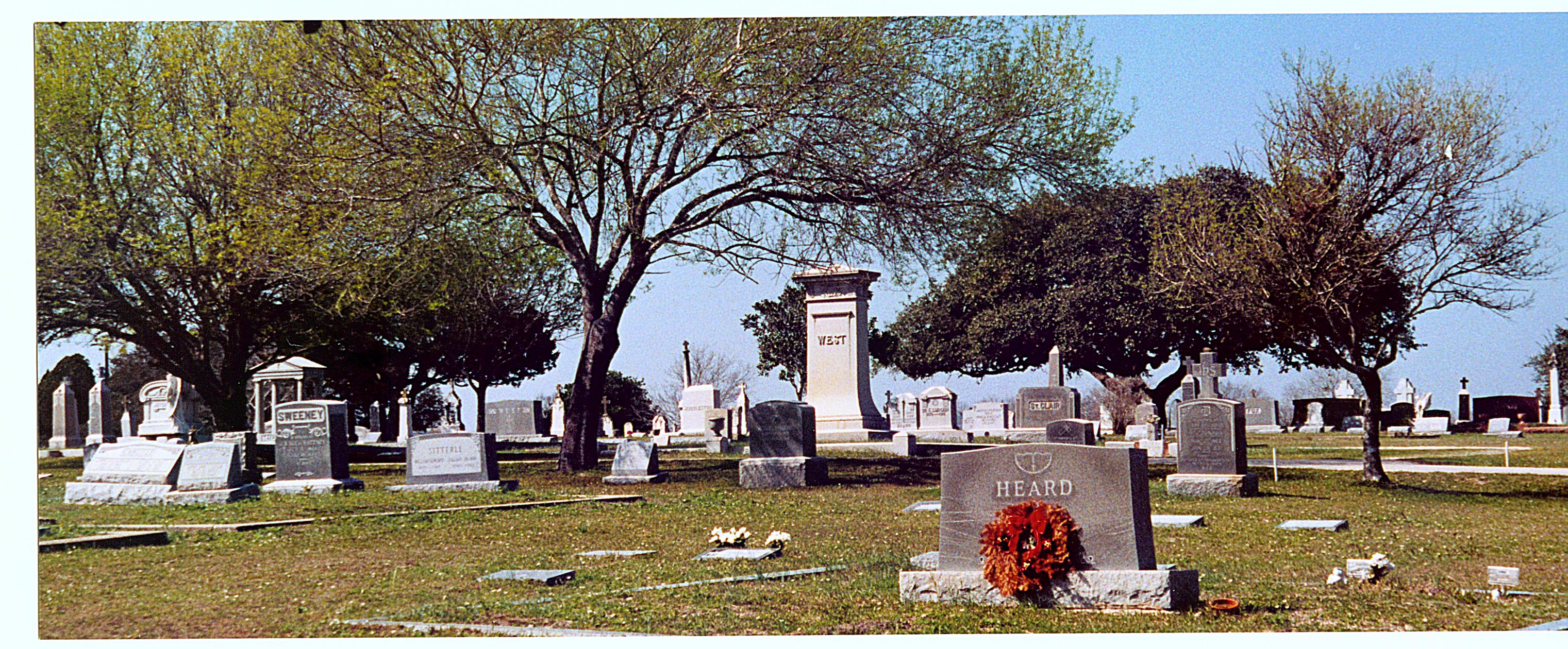 Irish Empersario's graves