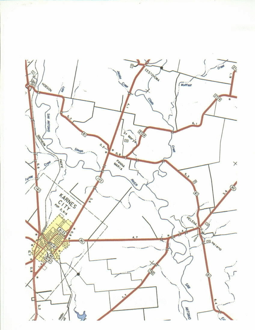 map of Panna Maria