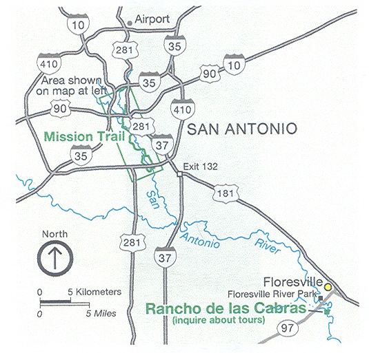 map to Floresville