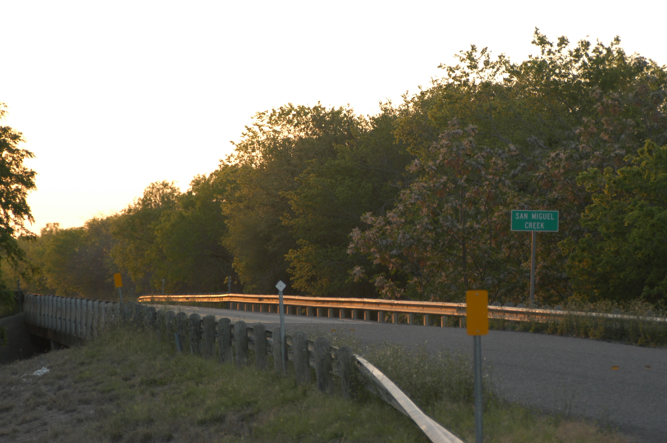 San Miguel Creek bridge on F.M. 462