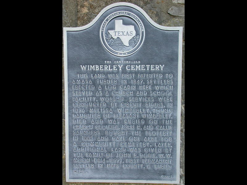 Wimberley cemetery