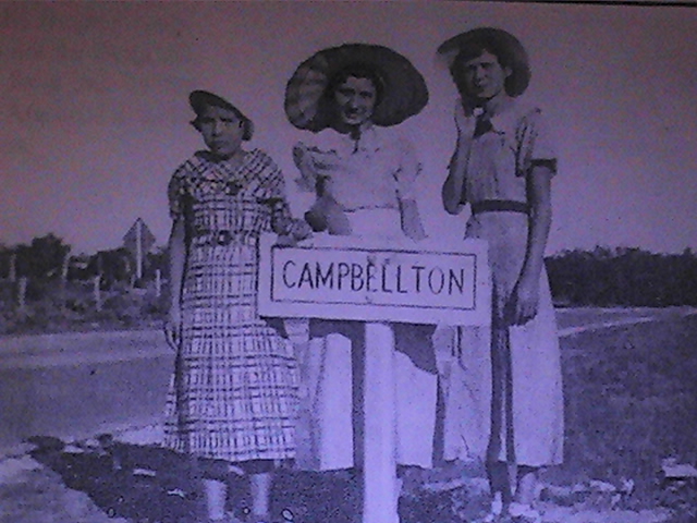 First town sign of Campbellton