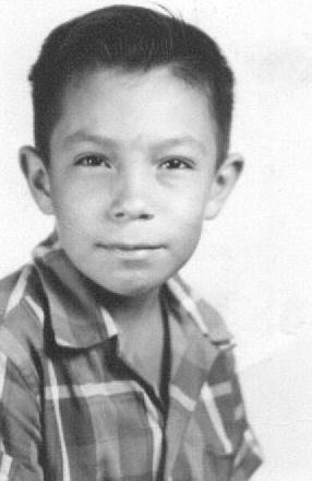 Richard Mendoza at age nine- 1955