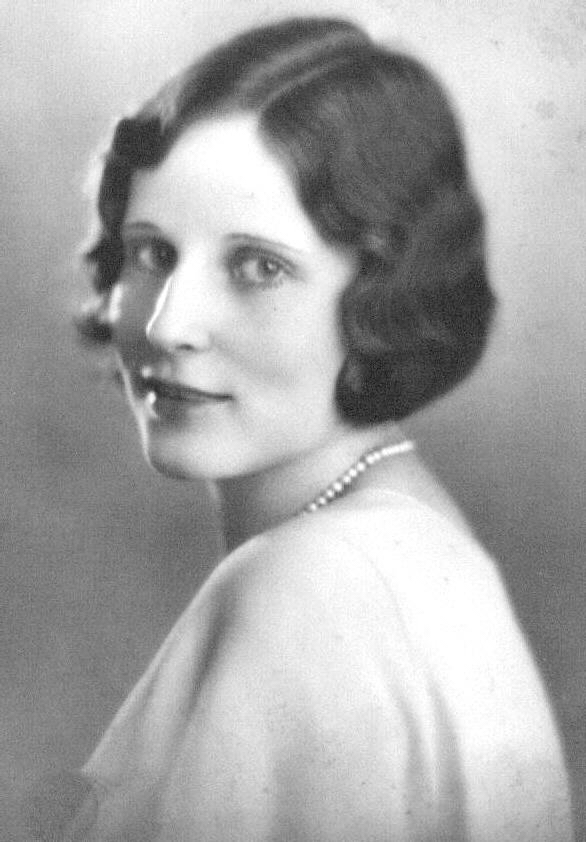 Lorna Dawson in 1930 for Schertz High School graduation