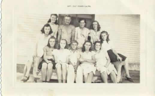 Dorothy (Wyrick) Watson's Family eleven years after trip to 
Texas (1947)