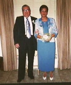 Maria when married to her husband Celso Gonzalez in San Antonio, Texas (2005)