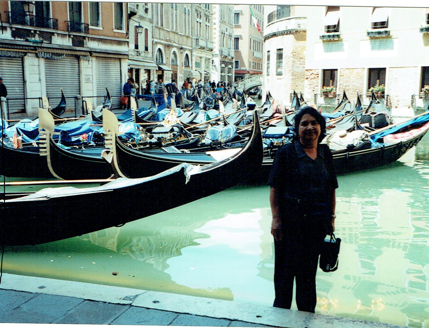 Ana Gloria Huezo in Venice, Italy