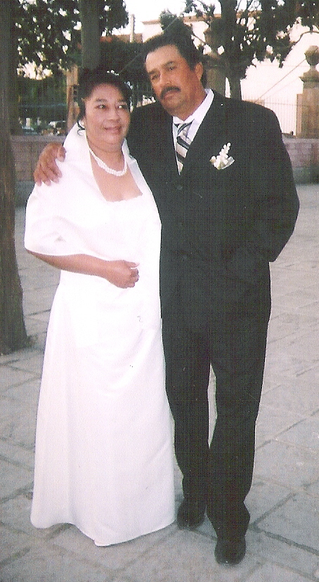 Franciso and Victoria renewing their vows 25 years later in San Felipe Guanajuato, Mexico- 2005