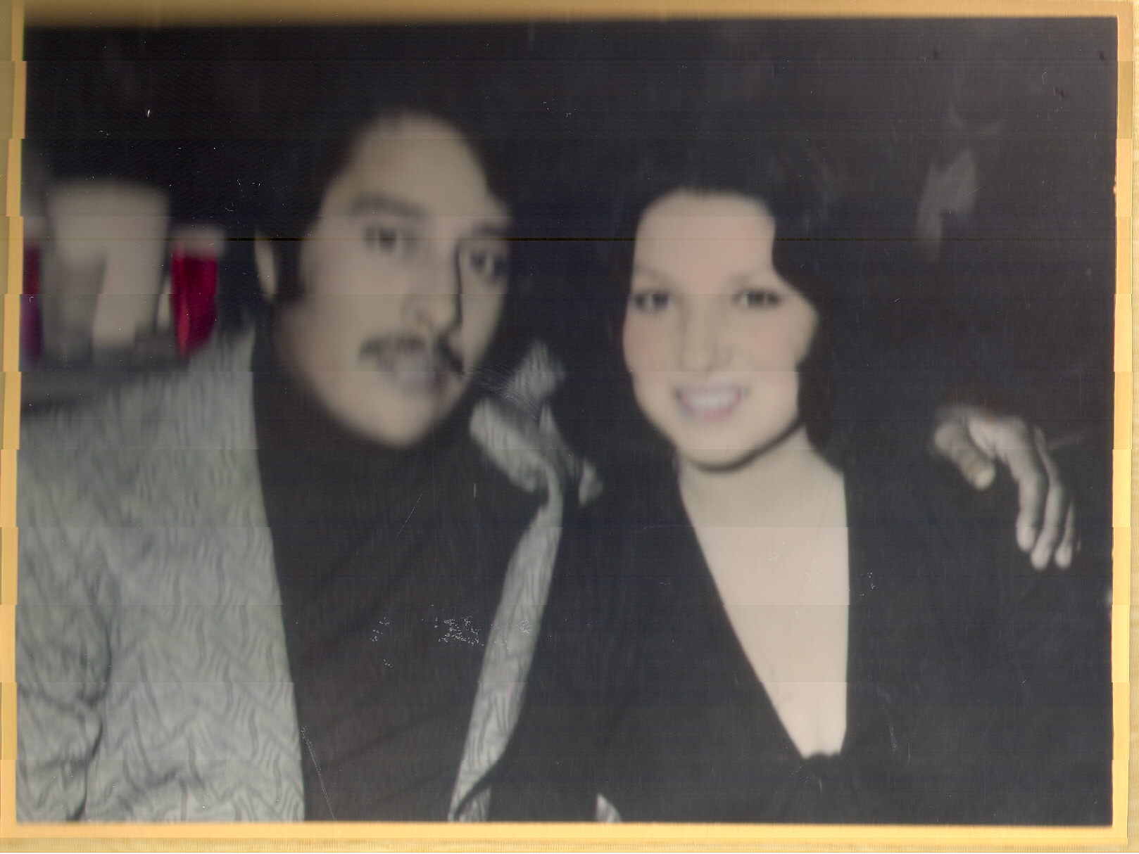 Mario and Rosa at Hemisphere Plaza New Years Eve (1973)