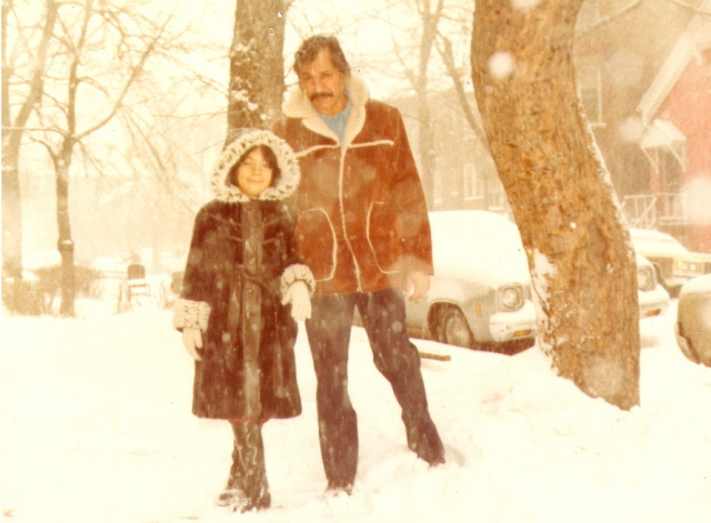 Jose Maria Ayala & daughter Laura in Chicago- 1979