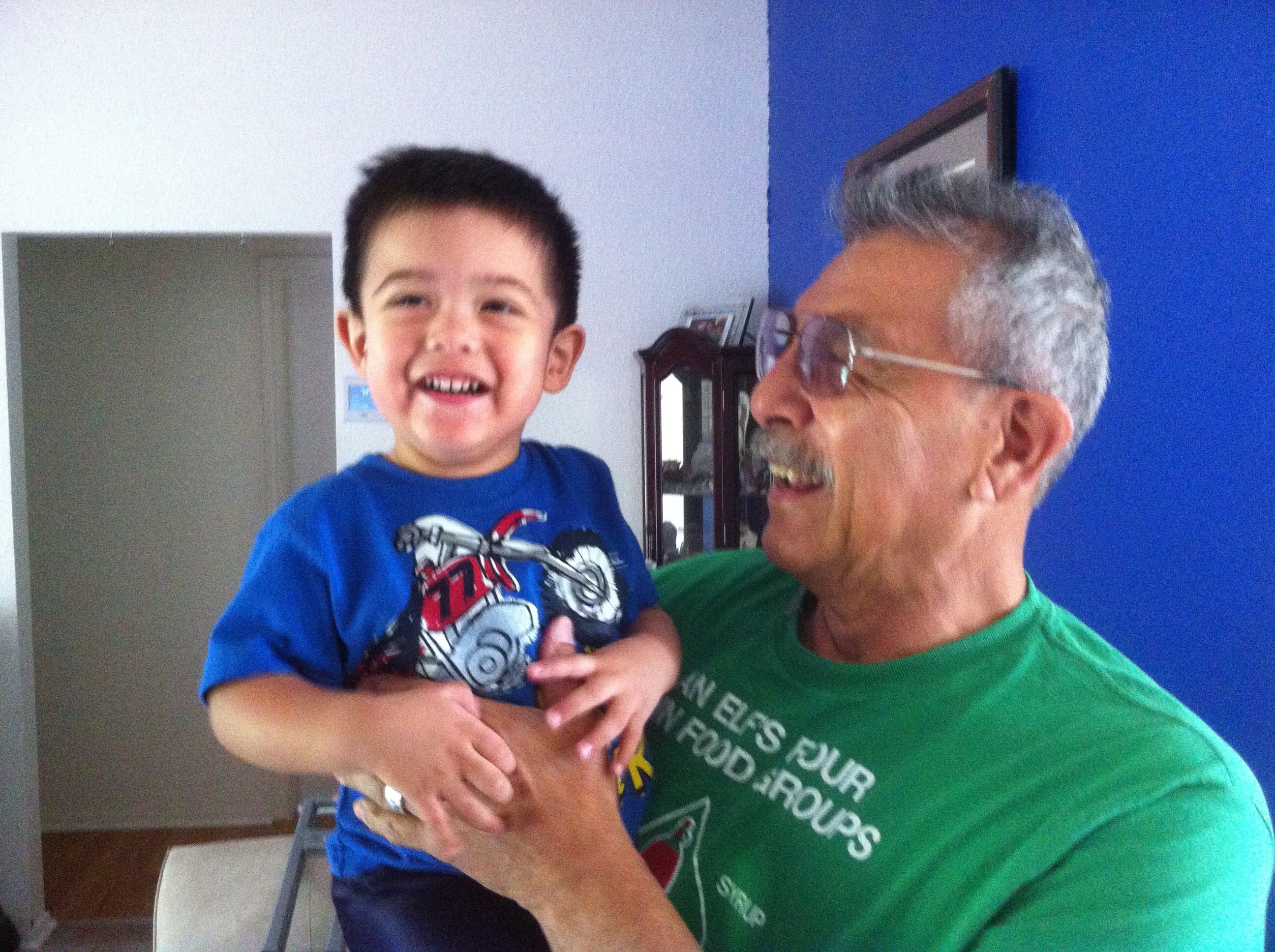 Jesse Aguilar Jr. with his only Grandchild Cristian La Point (2012)