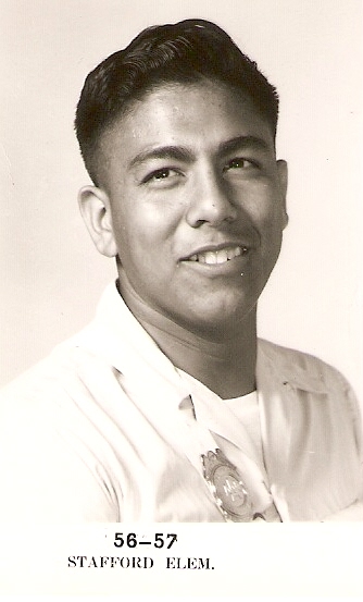 Jesse Aguilar Jr. in Stafford Elementary School 1956