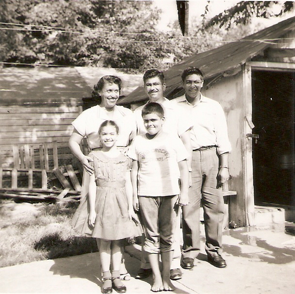 (Lt)Senaida, Jesse Sr., Jesse, Rachel, and Louis 1957