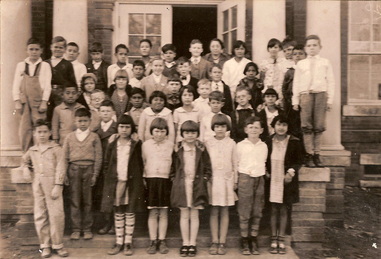 3rd grade class. Willie Mae Gates is bottom row, 3rd from right
