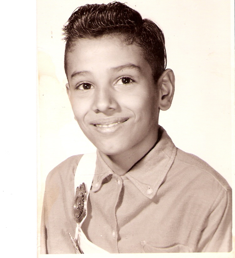 Ruben P Herrera, the face of school yard justice. 1962