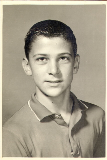 Kenneth Maynard Lawrence, 7th grade class photo in 1964