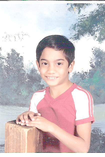 Antonio Jose., son of Fernando. Age 9 1985