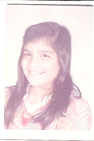 Monica Elizabeth, daughter of Fernando Age 8 1970s