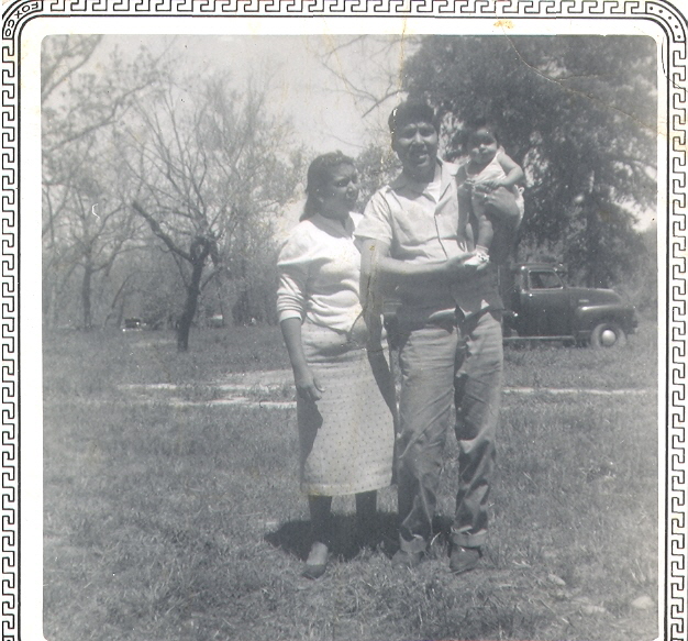 David, Guadalupe, Rose Mary, Espada Park, San Antonio, TX,1959