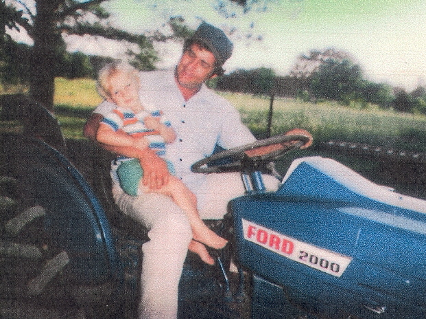 John with his son Cory (1984)