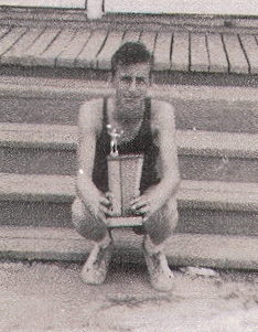 John with Basketball Trophy (1963)