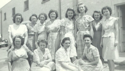 Sweeney Girls. Helen is in the front row third from the left.
