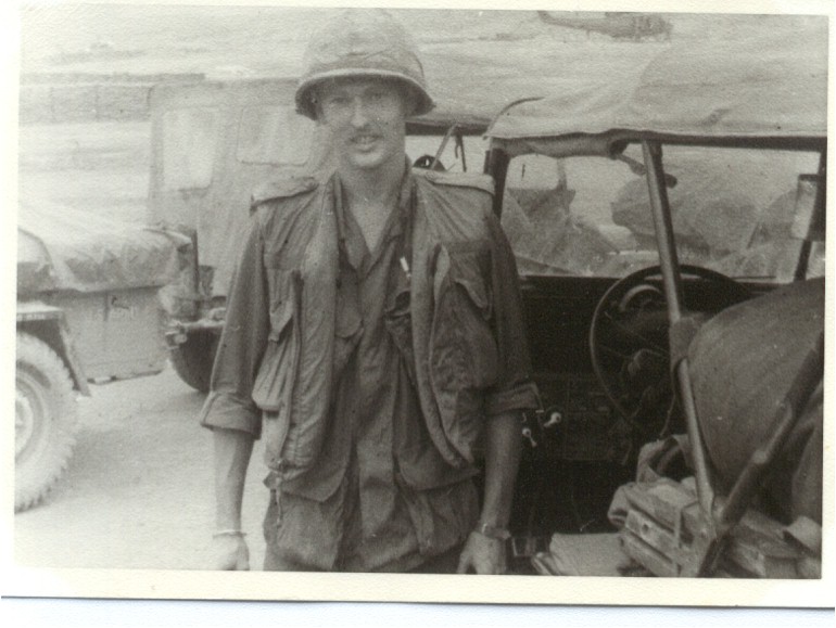 Airman Christensen at Vietnam 1967-68, serving as forward air controller (Private collection of Christensen)