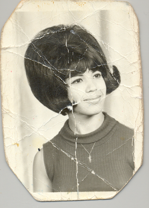 Estefana after having her hair done in April(1967)