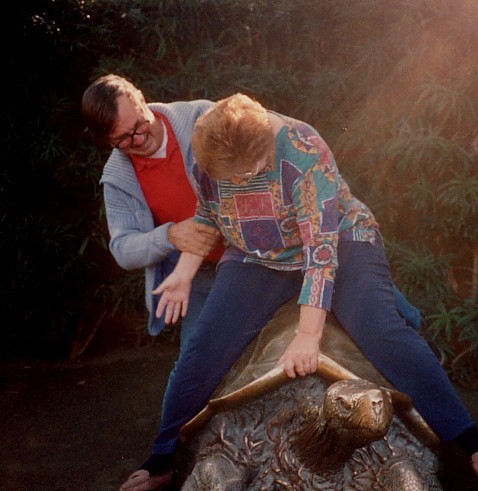 Mary and Ed at the San Diego Zoo