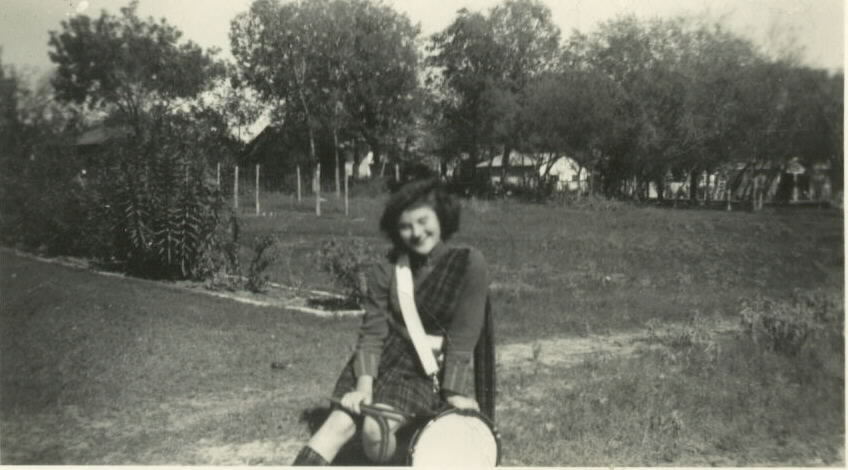 Sarah Clementine Bauer (nee Sarah Jacobs) 15 years old November 1948, San Antonio, Texas