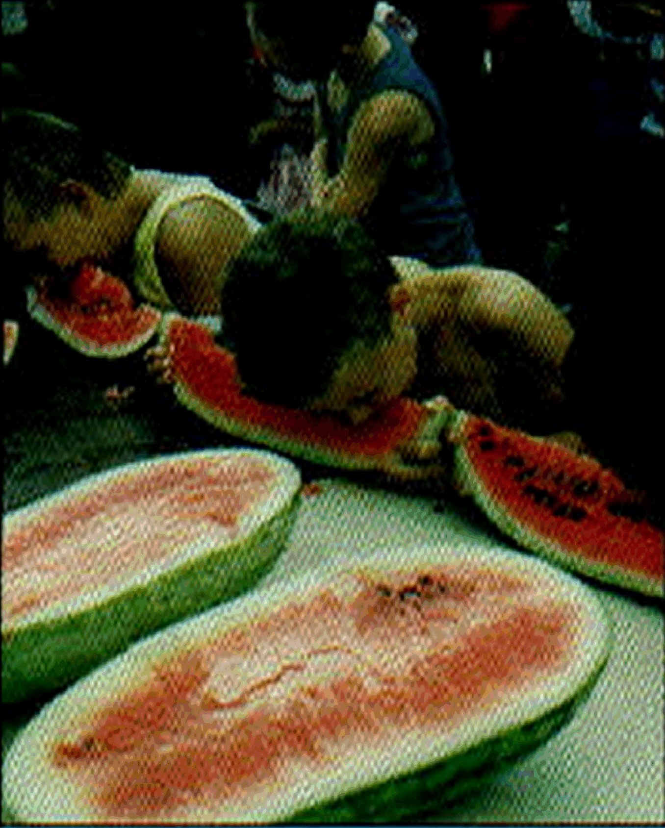 Watermelon eating contest