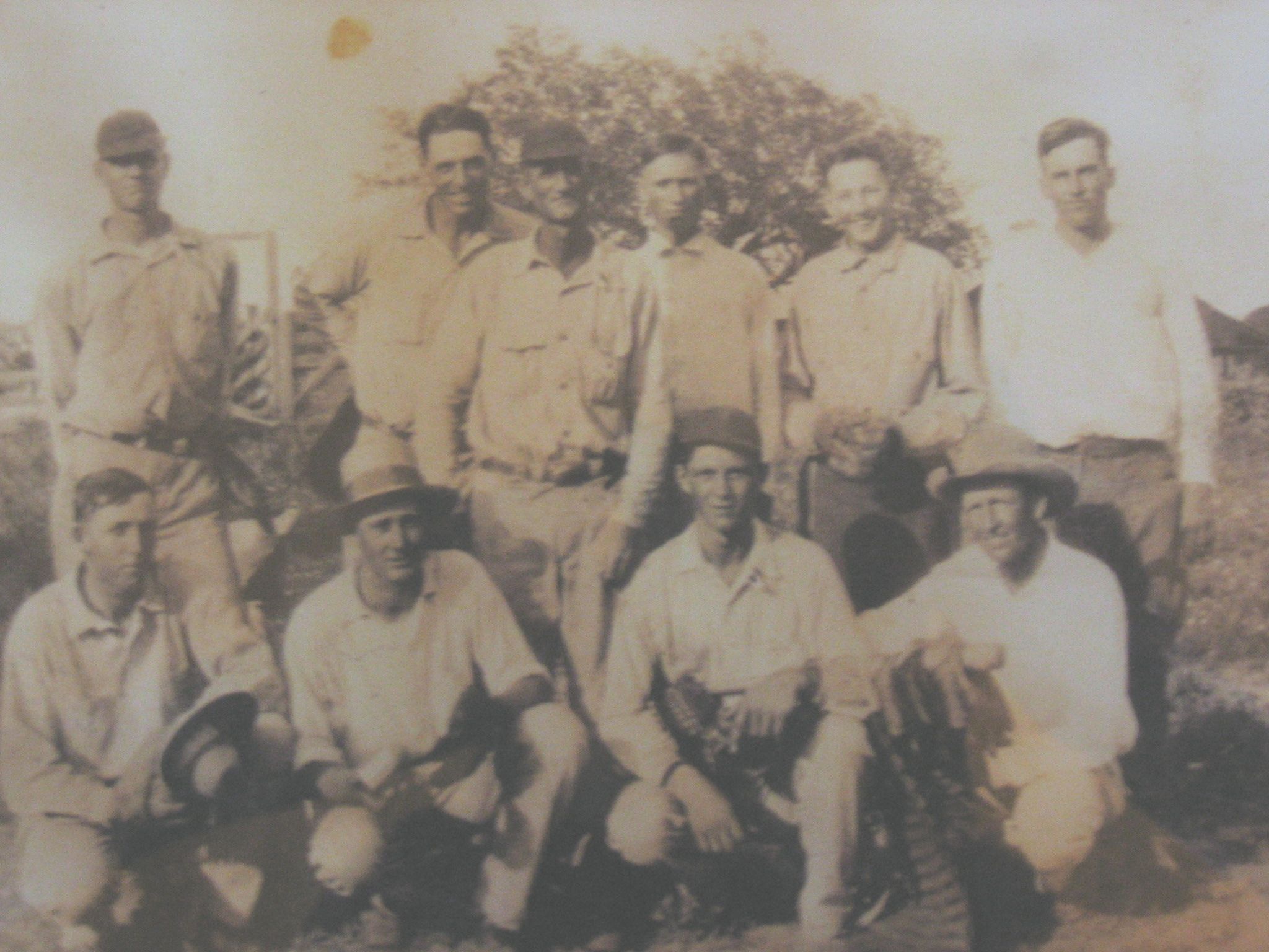  Once upon a time Coughran had a Baseball team