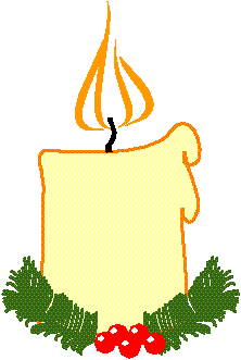 Holiday Candle clipart